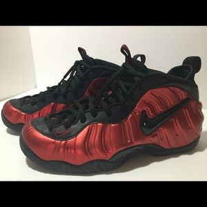 Nike Foamposite---Varsity Red---Size 10